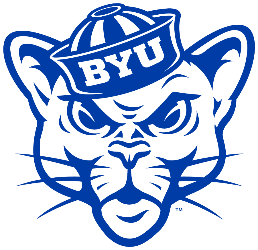 Brigham Young Cougars 2016-Pres Secondary Logo v3 iron on transfers for T-shirts